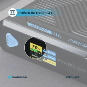 Powerology Ultra Mini 20000mAh Power Bank - Black (3)