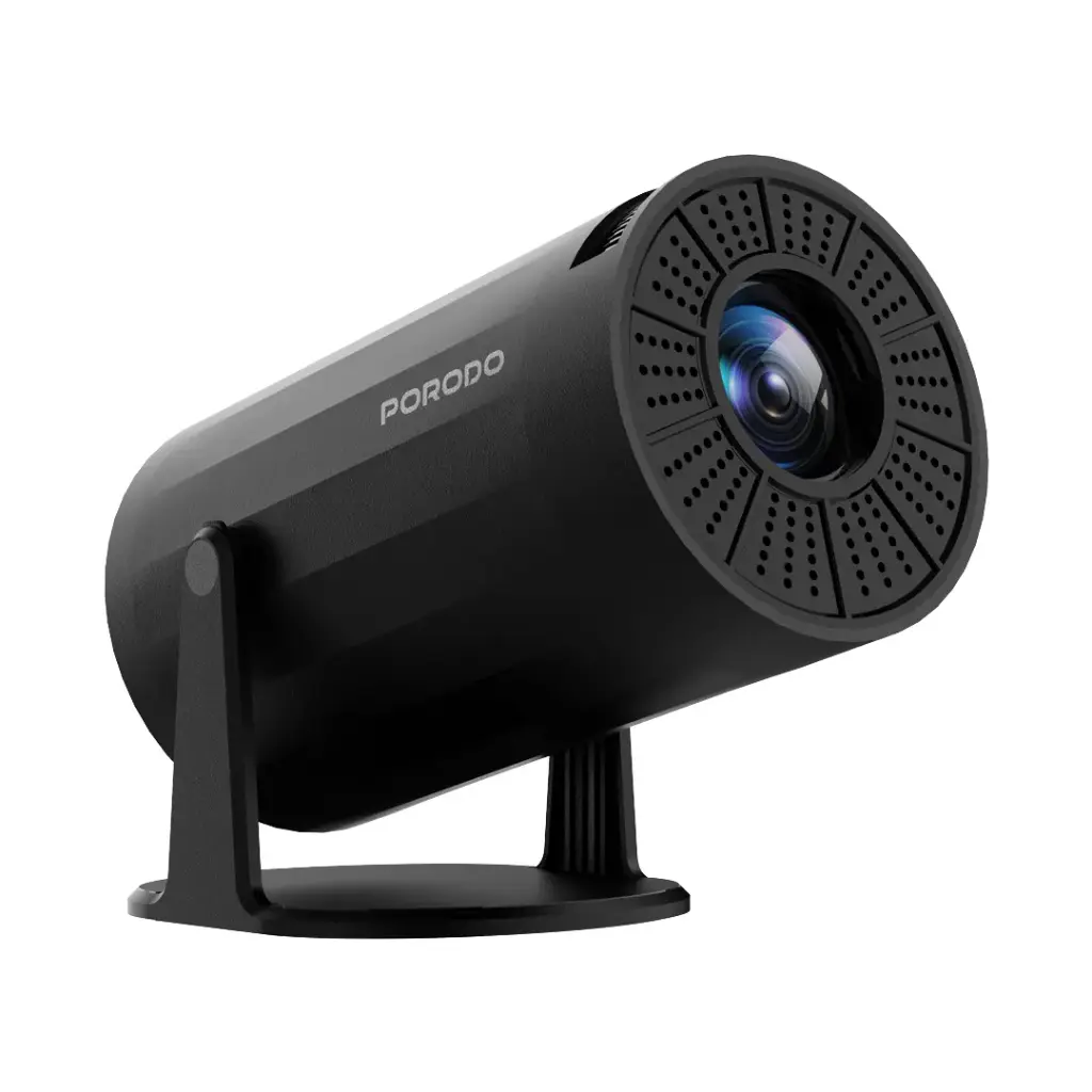 PD-LFST102-BK-Porodo-Wireless-Mirroring-Multi-Angle-Projector-Black-1