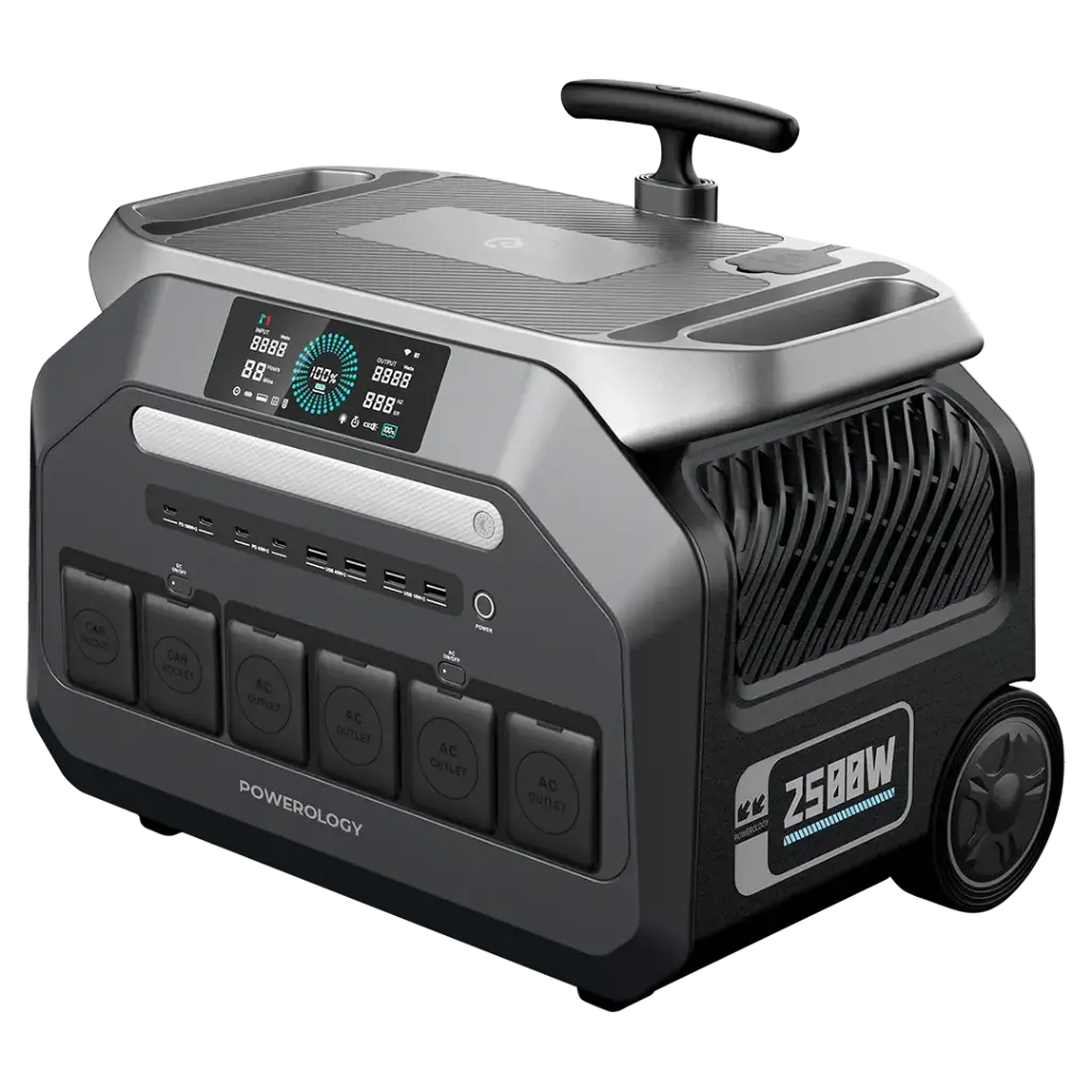 PPBCHA86-Powerology-Solar-Input-Portable-640000mAh-Generator-Black