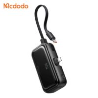 پاوربانک 22.5 وات 5000 مک دودو مدل MCDODO MC-7800 با پورت لایتنینگ و کابل تایپ سی متصل
