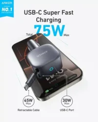 car charger anker 75w -2