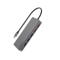 هاب 100 وات 12 پورت Powerology Type-C مدل PWYSTC8721