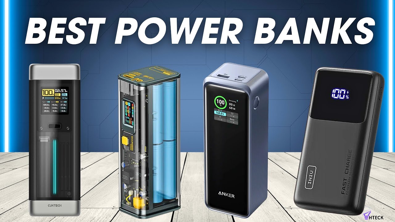 تصویری از چند پاور بانک در کنار یکدیگر