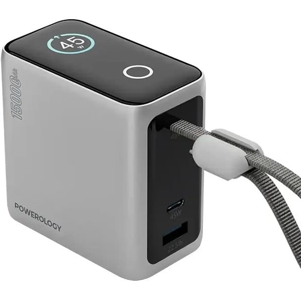 Powerology 15000mAh Mini Power Bank ppbcha60