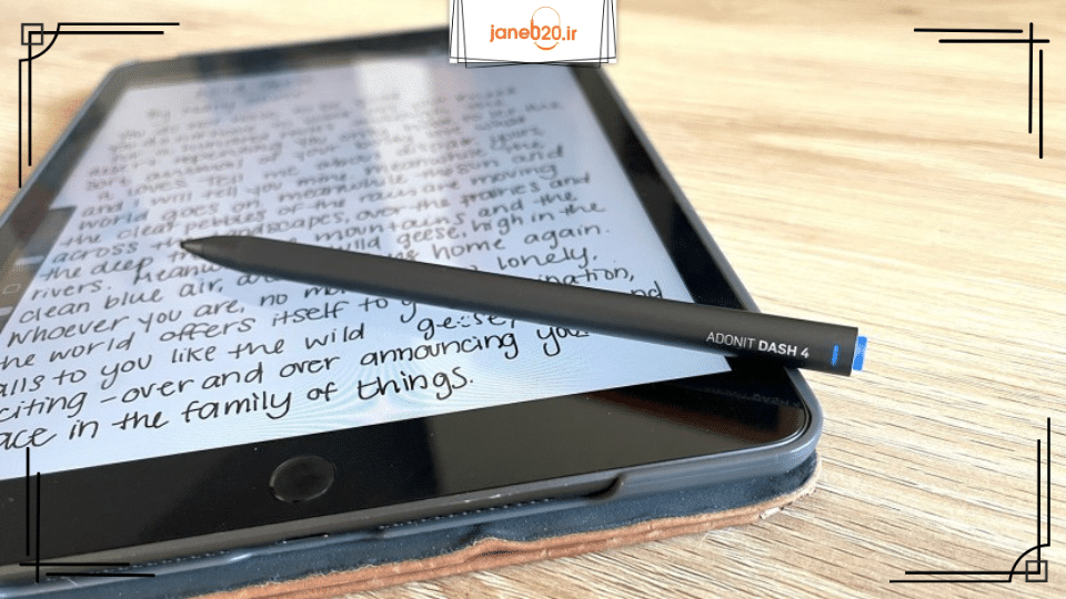 تصویری از یک تبلت و قلم