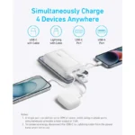 پاوربانک انکر مدل A1681 ظرفیت 20000mAh با کابل لایتنیگ و Type-C - Image 6