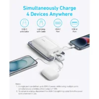 پاوربانک انکر مدل A1681 ظرفیت 20000mAh با کابل لایتنیگ و Type-C - Image 6