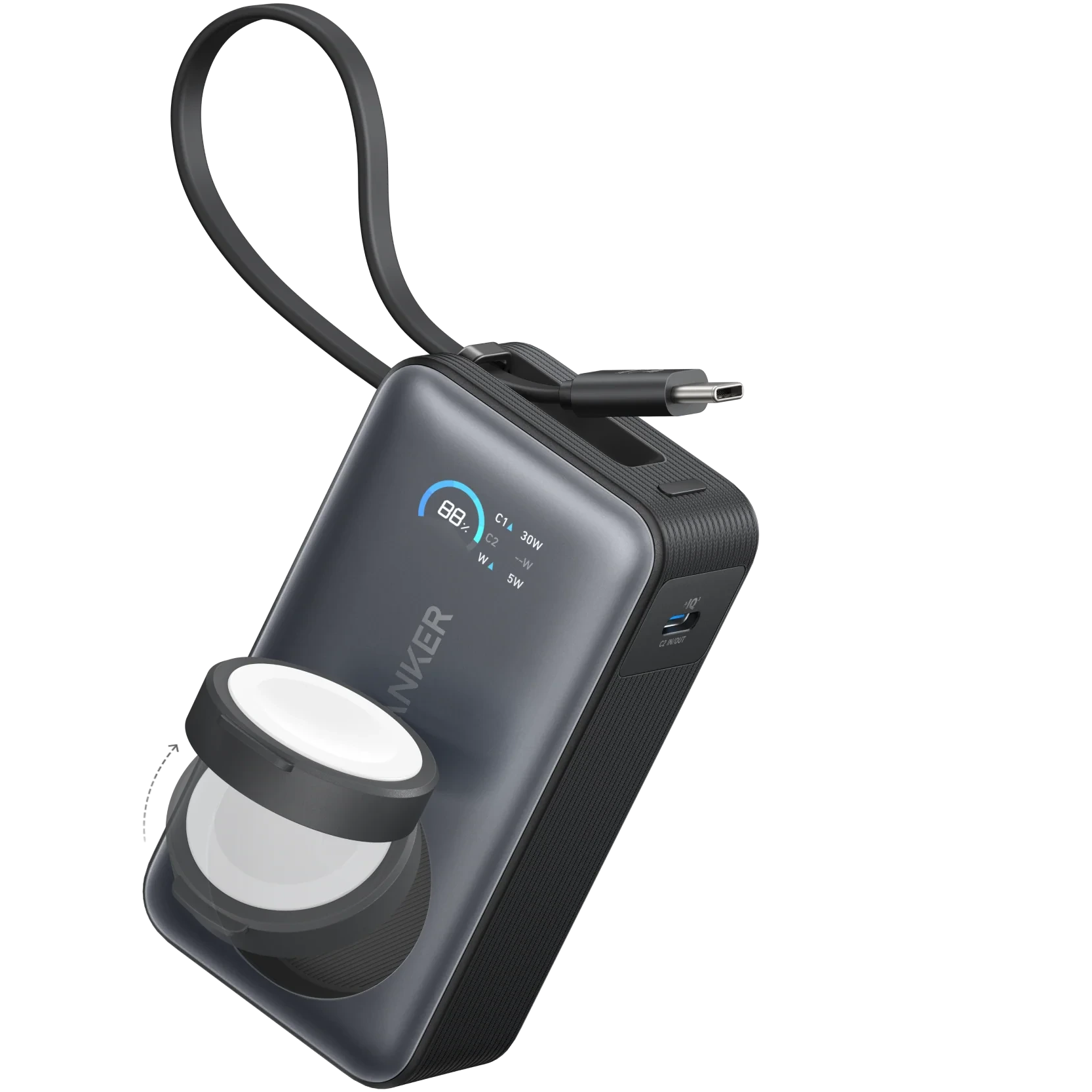 anker 10k 30w powerbank a1657 پاوربانک انکر مدل A1657 ظرفیت 10000 میلی آمپر ساعت - Image 1