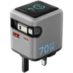 شارژر دیواری 70 واتی پاورولوژی مدل PWCUQC051 هوشمند
