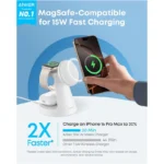 شارژر بیسیم ۳ کاره مگنتی انکر مدل B25M4 توان ۱۵ وات - Image 4