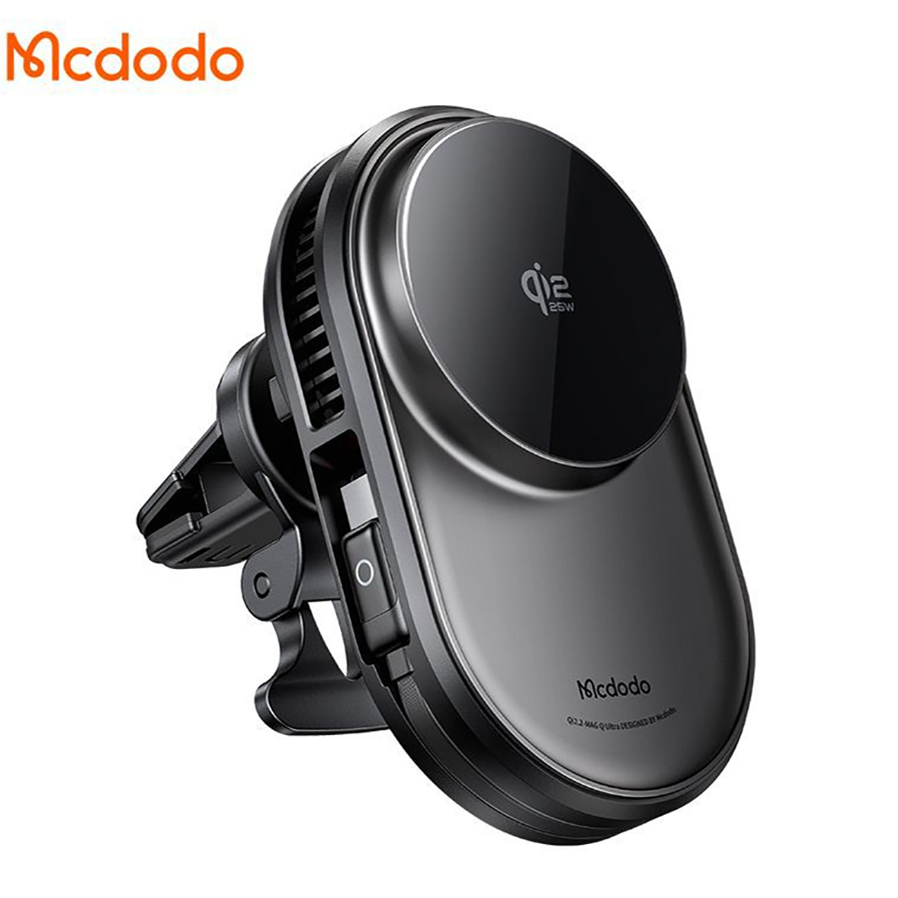 mcdodo-holder-magnetic-wireless-charger-ch-840 هولدر موبایل و شارژر وایرلس 25 وات مک دودو مدل CH-840 با فن - Image 1