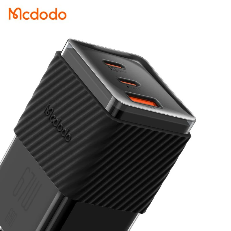 wall-charger-Mcdodo-67w-3ports-Model-CH-1501-3 شارژر دیواری مک دودو مدل CH-1501 ظرفیت ۶۷ وات با ۳ پورت - Image 1