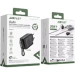 شارژر دیواری ایس فست A110 با کابل جمعشونده و توان 30 وات - Image 7