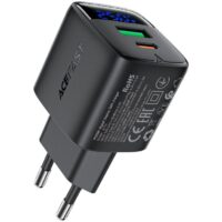 شارژر دیواری ACEFAST A114 25W دو پورت USB-C فست شارژ