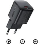 شارژر دیواری ایس فست A118 گان با توان 30 وات و درگاه USB-C