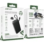 پاوربانک ایس فست M7 ظرفیت 10000 با کابل متصل و توان 30 وات - Image 3