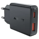 شارژر دیواری 30 وات دو پورت ایس فست A69 با USB-C و USB-A - Image 3