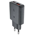 شارژر دیواری 30 وات دو پورت ایس فست A69 با USB-C و USB-A