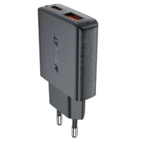شارژر دیواری 30 وات دو پورت ایس فست A69 با USB-C و USB-A