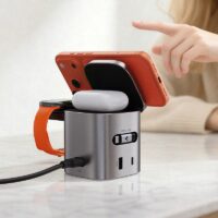 استند و شارژر وایرلس مگ سیف ایس فست Z9 شارژر رومیزی 80 وات - Image 5