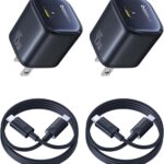 شارژر دیواری بیسوس GaN6 مدل 45 وات USB-C بسته دو عددی