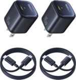 شارژر دیواری بیسوس GaN6 مدل 45 وات USB-C بسته دو عددی