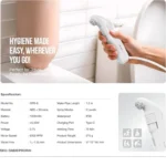 خودشور شلنگی سفری گرین لاین Bidet Pro شارژی با شلنگ 1.2 متری - Image 3